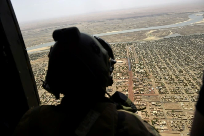 Un militaire français de l'opération Barkhane, à Gao au Mali, le 19 mai 2017