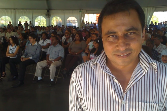 Saint-Paul - Dimanche 27 juin 2010 - Ibrahim Patel candidat à la présidence de la chambre de commerce