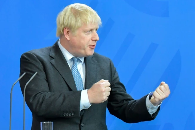 Le Premier ministre britannique Boris Johnson, le 21 août 2019 à Berlin