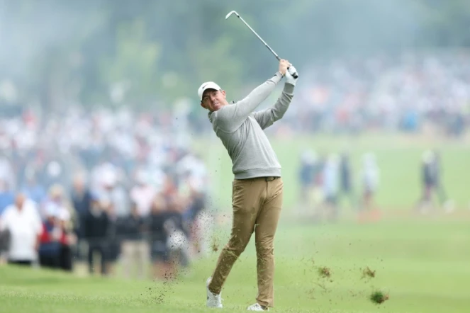 Le golfeur nord-irlandais Rory McIlroy, le 22 mai 2022 à Tulsa (Etats-Unis)