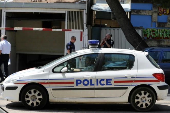 Une voiture de police le 20 juin 2012 à Montpellier