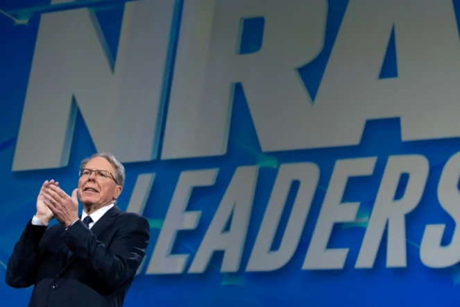 Le patron de la NRA, Wayne LaPierre, à Indianapolis, dans l'Indiana, le 26 avril 2019