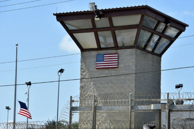 Vue du "Camp 6" de Guantanamo Bay, à Cuba