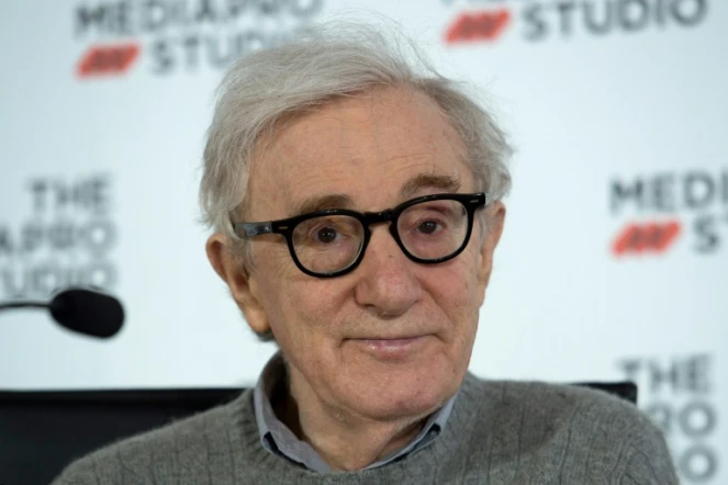 Woody Allen lors d'une conférence de presse à Saint-Sébastien (Espagne), le 9 juillet 2019