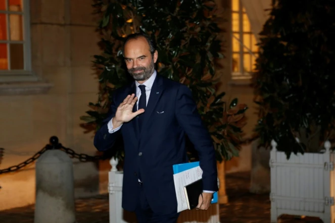 Edouard Philippe, à l'hôtel Matignon le  3 décembre 2018