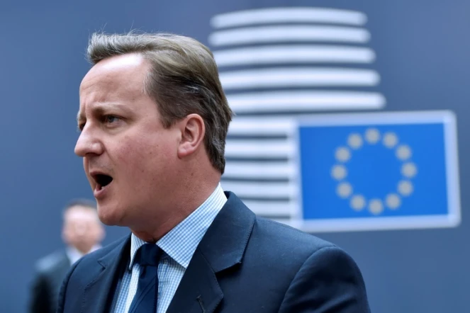Le Premier ministre David Cameron à Bruxelles, le 28 juin 2016