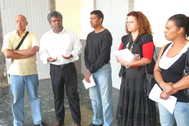 Dimanche 22 août 2010 - Conférence de presse de l'Alliance des Réunionnais contre la pauvreté