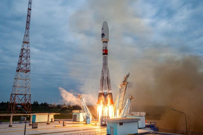 La fusée Soyouz 2.1b décolle du cosmodrome de Vostochny, en Extrême-Orient russe, le 11 août 2023