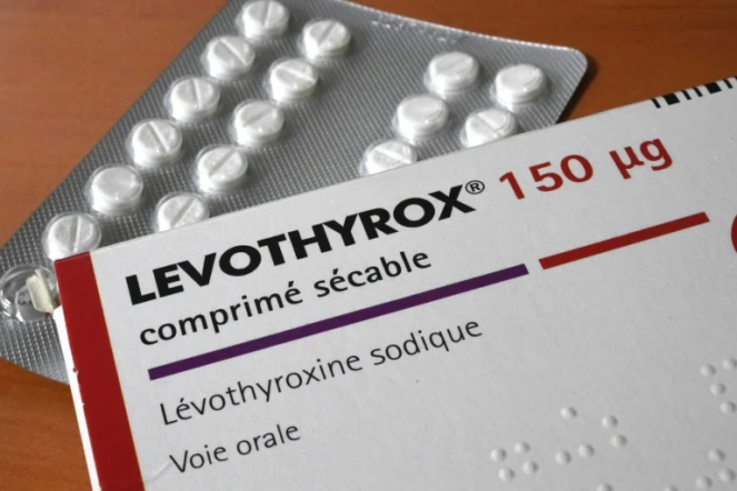 Un paquet de comprimés Levothyrox à Rennes le 8 septembre 2017