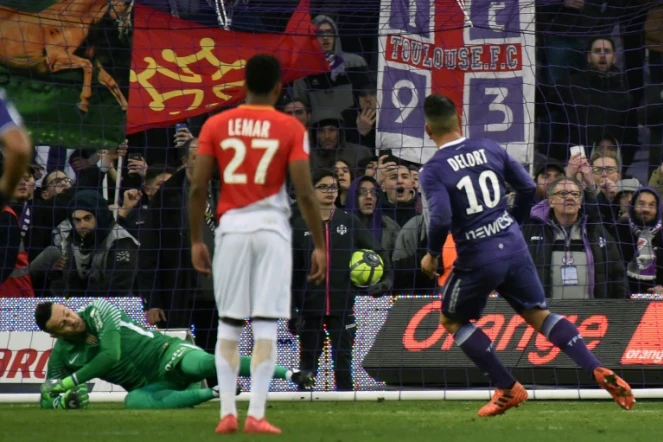 Monaco et Thomas Lemar ont été accrochés à Toulouse, après avoir concédé un penalty transformé par Andy Delort, le 24 février 2018