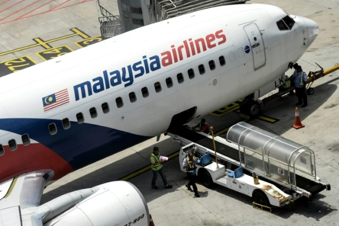 Un avion de la Malaysia Airlines sur le tarmac de l'aéroport de Kuala Lumpur, à 50 km au sud de la ville, le 25 février 2016