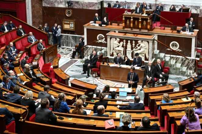 Gabriel Attal devant les députés à l'Assemblée nationale, le 3 avril 2024