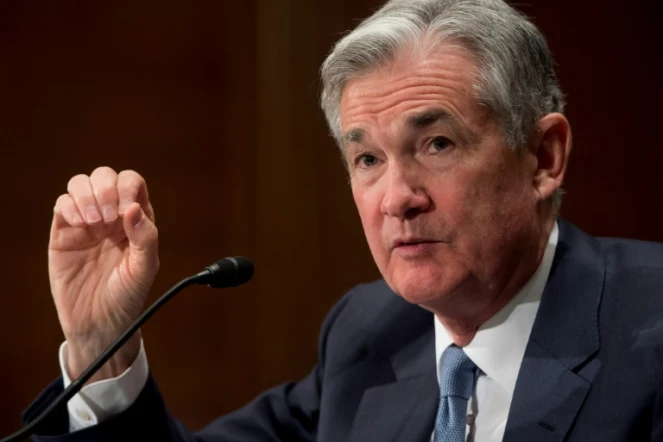 Jerome Powell président de la Fed témoigne devant un comité au Sénat à Washington, le 1er mars  2018