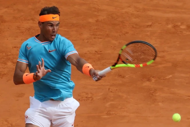L'Espagnol Rafael Nadal éliminé en demi finale du Masters 1000 de Monte-Carlo par l'Italien Fabio Fognini le 20 avril 2019