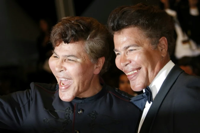 Grichka et Igor Bogdanoff le 24 mai 2013 au Festival de cinéma de Cannes 