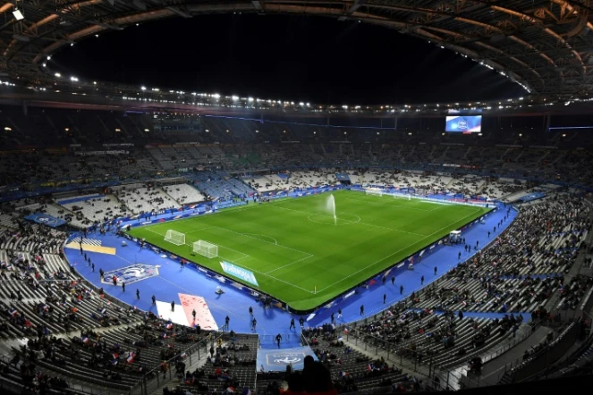 Le Stade de France, basé au nord de Paris, ici le 11 novembre 2016, s'apprête à accueillir la finale de la Ligue des champions  