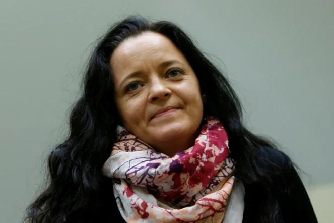 Beate Zschäpe, au tribunal de Munich le 11 juillet 2018