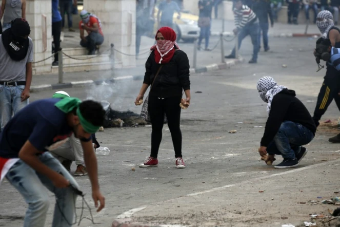 Heurts le 10 octobre 2015 à Beil Hel près de Ramallah 