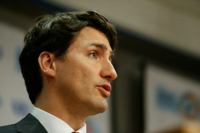 Le Premier minitres canadien Justin Trudeau, à New York le 22 avril 2016
