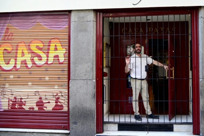 Le propriétaire de la salle de spectacle de flamenco Martin Guerrero, le 15 juin 2020 à Madrid 