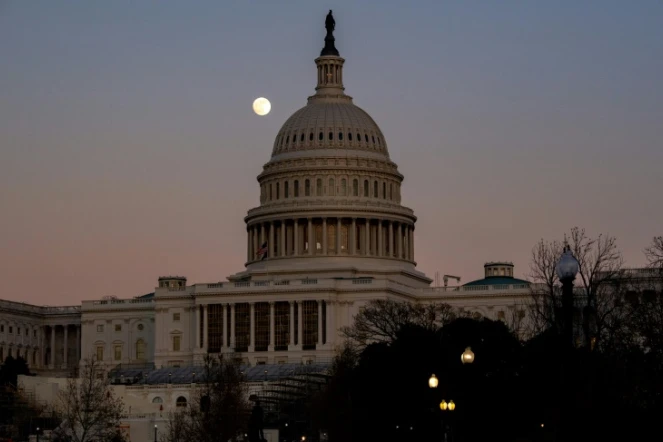 Le Capitole, siège du Congrès américain à Washington, le 28 décembre 2020 