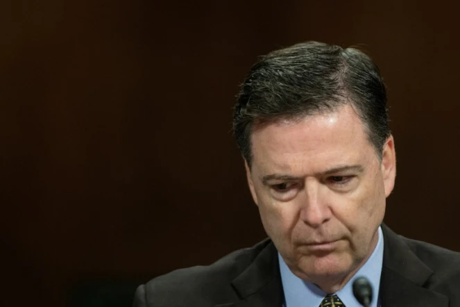 Le patron du FBI James Comey, lors d'une audition devant le Sénat américain à Washington, le 3 mai 2017