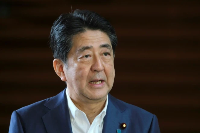 Photo d'archives de l'ancien Premier ministre japonais, Shinzo Abe, le 24 août 2020 à Tokyo
