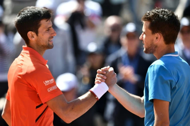 Djokovic (g) stoppé par Thiem qui rejoint Nadal en Finale le 8 juin 2019