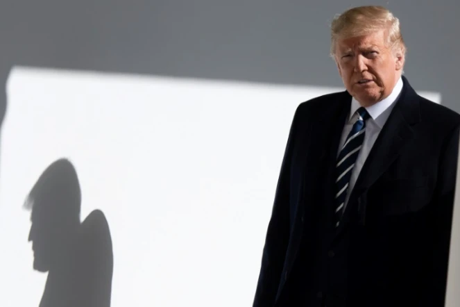 Le président américain Donald Trump à la Maison BLanche à Washington le 27 janvier 2020