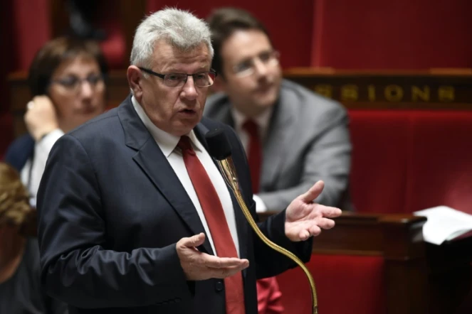 Le secrétaire d'Etat français au Budget Christian Eckert à l'Assemblée nationale à Paris, le 7 octobre 2015