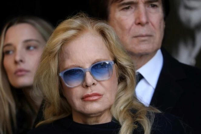 Sylvie Vartan lors de l'hommage à Johnny Hallyday, le 9 décembre 2017 à Paris