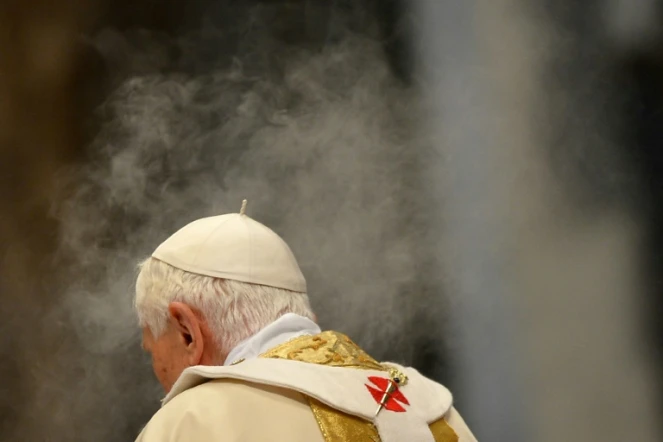 Le pape Benoît XVI le 25 novembre 2012 à la basilique Saint-Pierre au Vatican