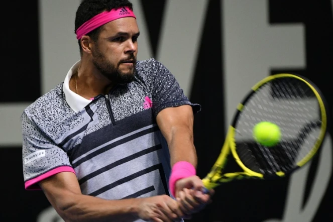 Le Français Jo-Wilfried Tsonga se qualifie pour le 2e tour du tournoi de Brisbane le 1er janvier 2019 