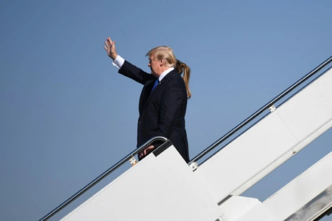 Donald Trump est arrivé en Chine mercredi pour l'étape potentiellement la plus délicate de sa tournée asiatique