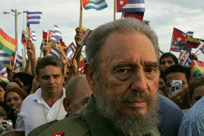 Fidel Castro, le 26 juillet 2006 dans la ville cubaine d'Holguin 