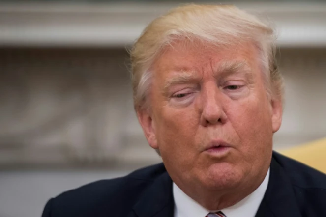 Le président américain Donald Trump le 10 mai 2017 à la Maison-Blanche à Washington