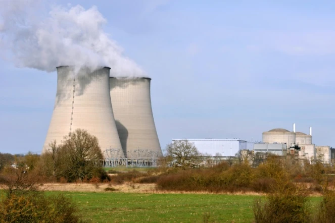 La centrale nucléaire de Belleville-sur-Loire, dans le centre de la France, le 15 mars 2011  