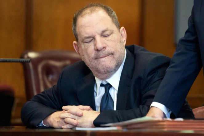 L'ex-producteur de cinéma américain Harvey Weinstein le 5 juin 2018 dans un tribunal de New York
