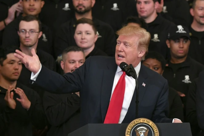 Donald Trump lors d'un événement à la Maison Blanche, à Washington, le 18 avril 2019