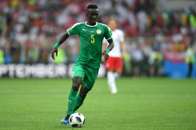 Le milieu de terrain du Sénégal, Idrissa Gana Gueye, lors du match du Groupe H, face à la Pologne, à Moscou, le 19 juin 2018