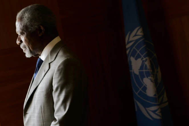 En février 2012, Kofi Annan est choisi par l'ONU et la Ligue arabe pour mener une médiation dans la guerre en Syrie, mais il jette l'éponge cinq mois plus tard