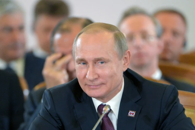 Le président russe Vladimir Poutine à Sotchi en Russie, le 20 mai 2016