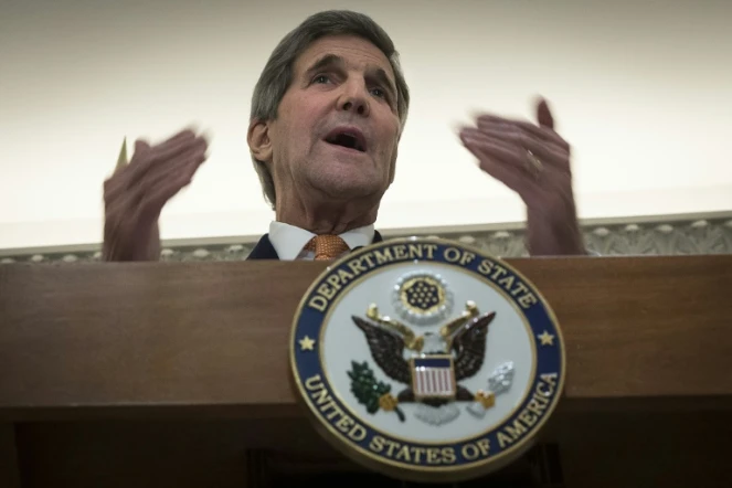 Le secrétaire d'Etat américain John Kerry, le 23 octobre 2015 à Vienne