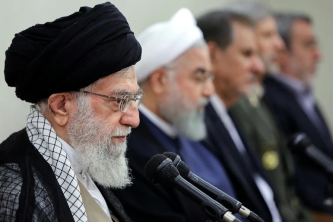 Le guide suprême l'ayatollah Ali Khamenei le 29 août 2018 à Téhéran (tranmise par le gouvernement iranien)