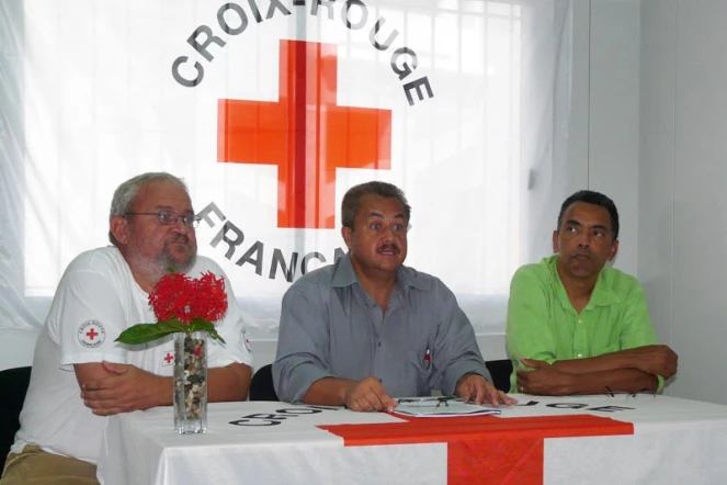 Conférence de presse de la croix rouge