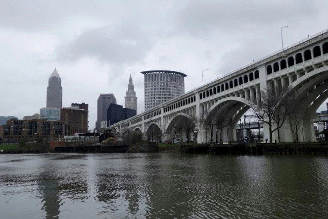 La ville américaine de Cleveland, où le FBI a annoncé lundi avoir déjoué un projet d'attentat d'inspiration jihadiste  
