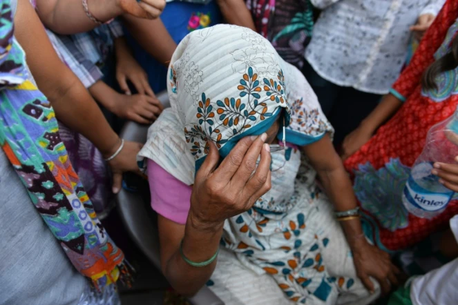 La grand-mère d'une enfant violée le 17 octobre 2015 à New Delhi