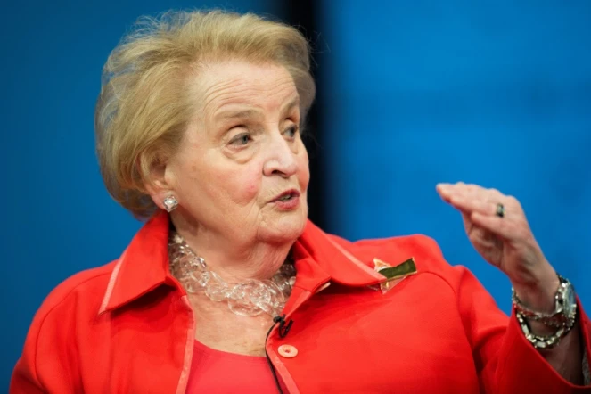 L'ancienne secrétaire d'Etat américaine Madeleine Albright à Washington, le 19 mai 2014