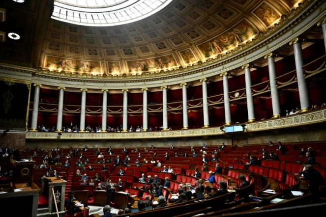 Le ministre du Budget et des Comptes publics, Laurent Saint-Martin, lors d'une séance de débat sur le projet de loi de finances 2025 à l'Assemblée nationale, le 24 octobre 2024 à Paris