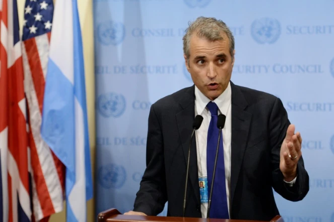 L'ambassadeur adjoint français auprès des Nations unies, Alexis Lamek, le 16 septembre 2013 au siège de l'Onu, à New York